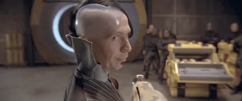 Scene from the movie Fifth Element where Zorg says 'My Favorite'