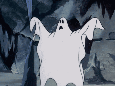 A spoopy ghost
