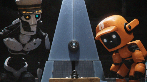 Three robots from Netflix 'Love Death and Robots'